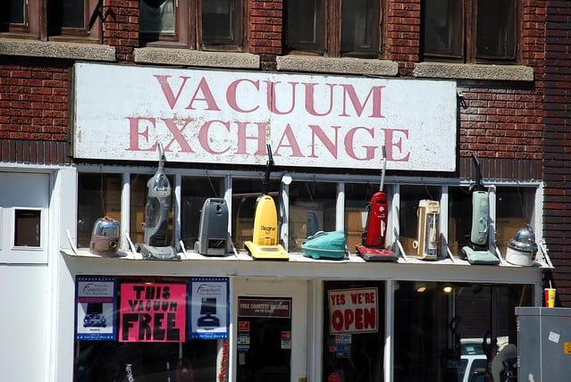 vacuum exchange shop